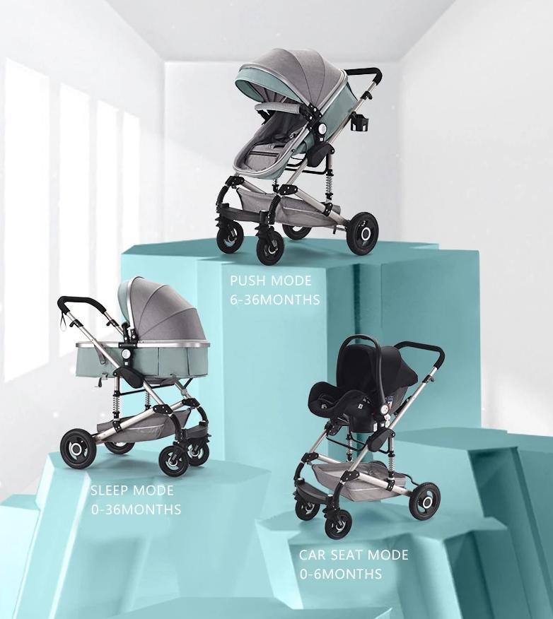 Premium 3-in-1 Stroller