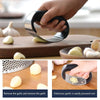 Arc-Shaped Garlic Press